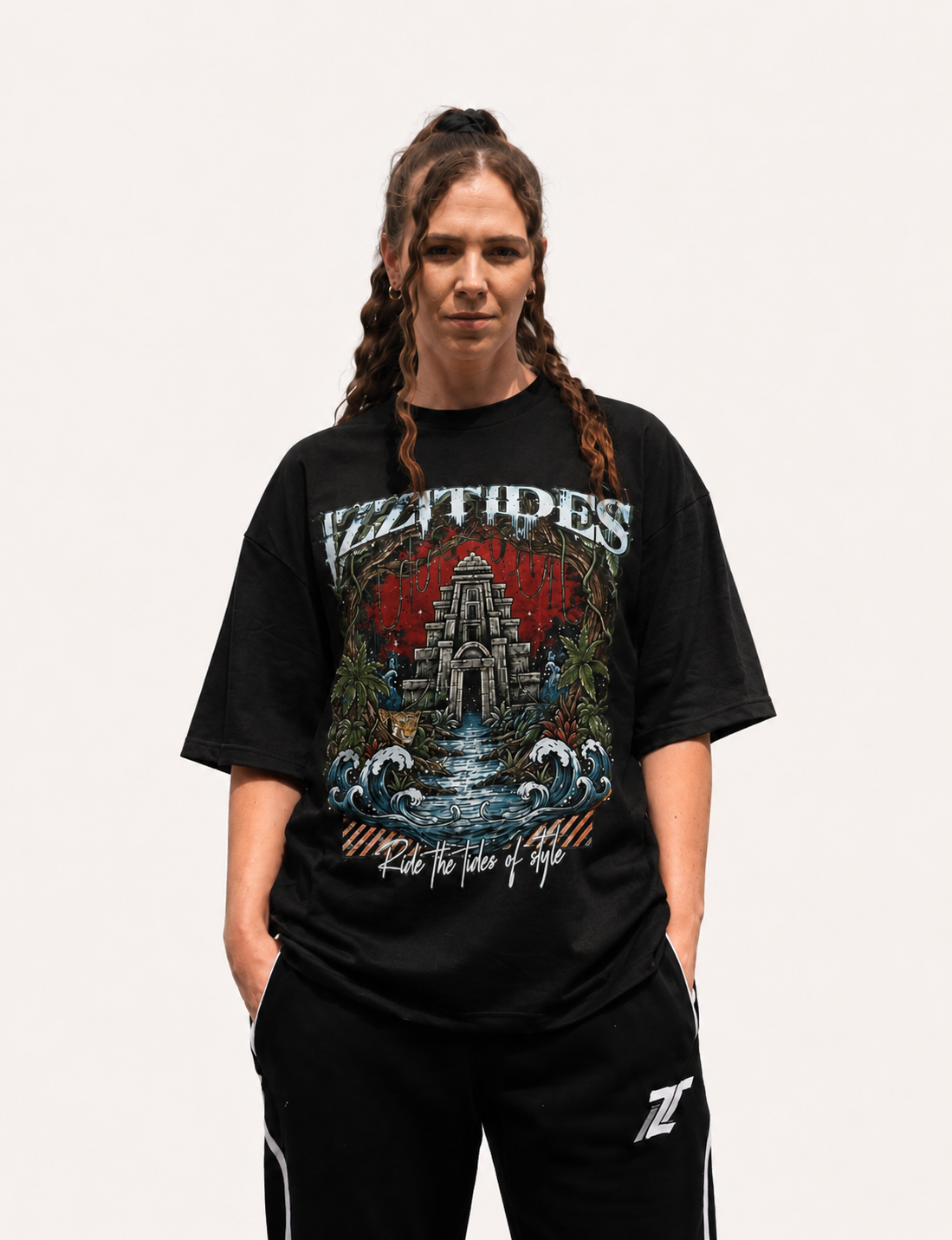 IZZITIDES “UNSEEN” Heavyweight Tee (black)